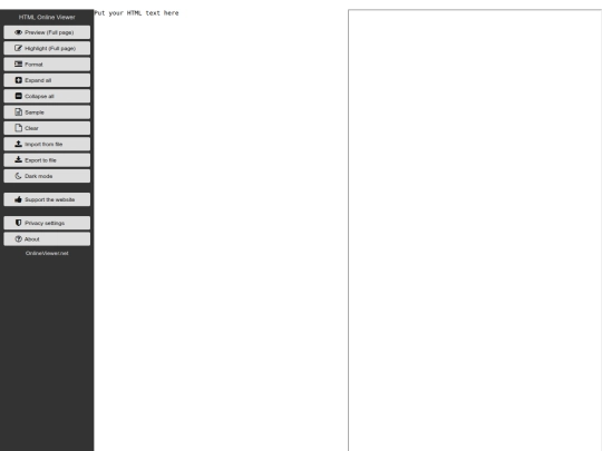 viewhtml screenshot