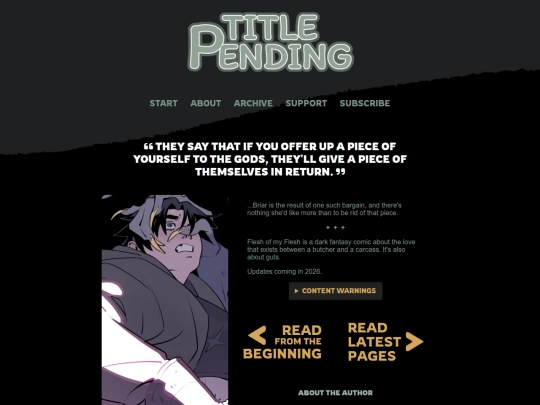 comic/about screenshot