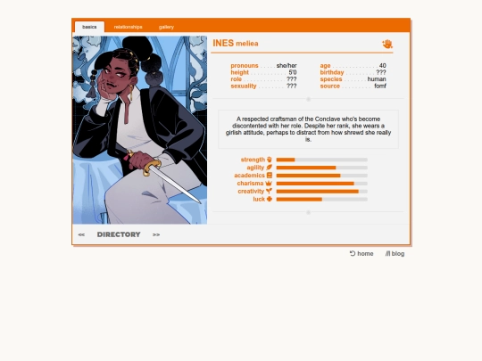 ocs/profiles/ines screenshot