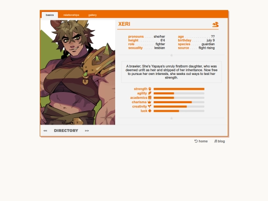 ocs/profiles/xeri screenshot