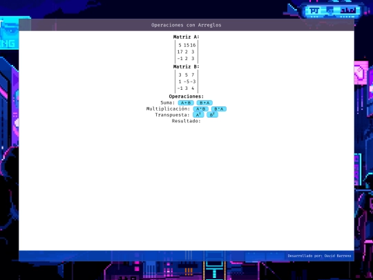 Operaciones screenshot