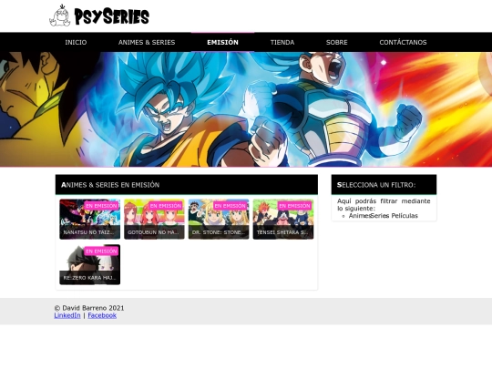 Proyecto/emision screenshot