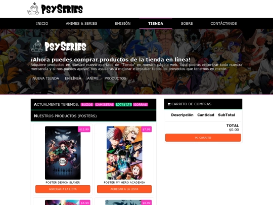 Proyecto/posters screenshot