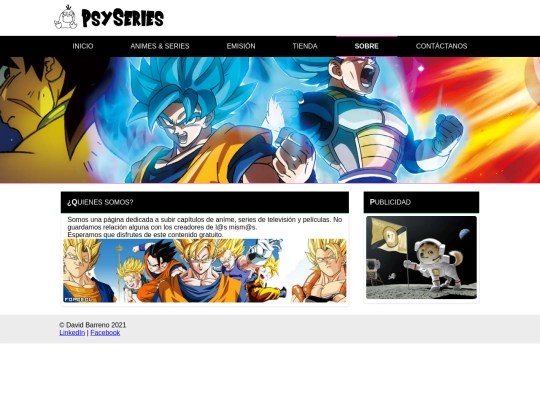 Proyecto/sobre screenshot