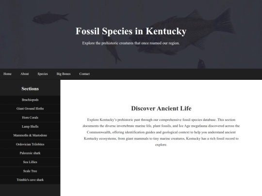 species screenshot
