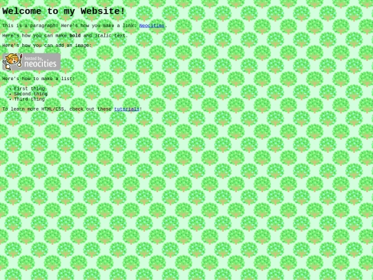 test screenshot