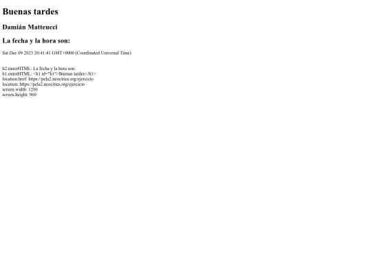 ejercicio screenshot