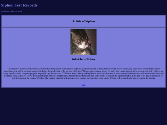 artistdata screenshot