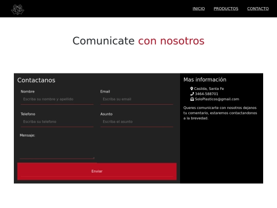 contacto screenshot