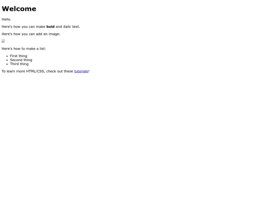 index screenshot