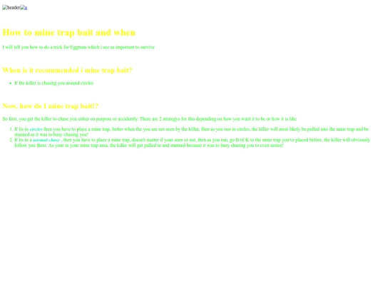 Eggman guide/Mine trap bait screenshot