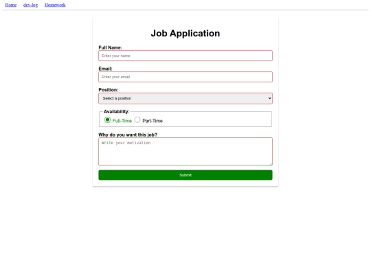 job-app-index screenshot