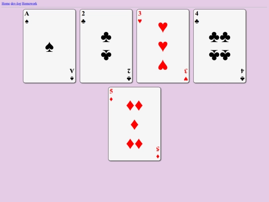 page-of-cards screenshot