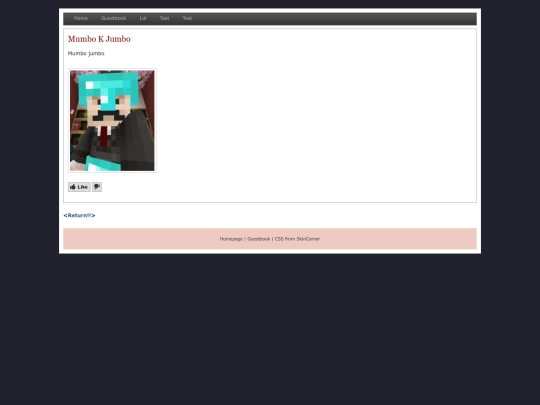page screenshot