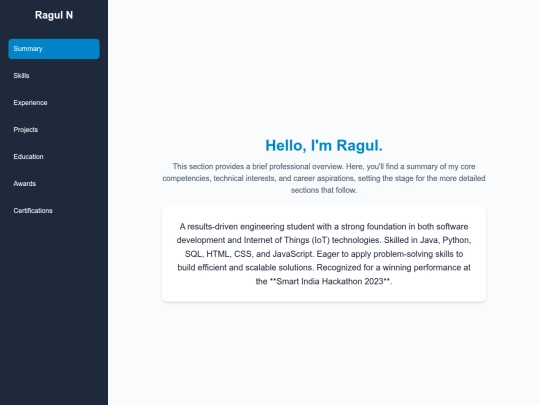 portfolio/main screenshot
