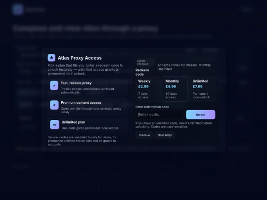 test screenshot