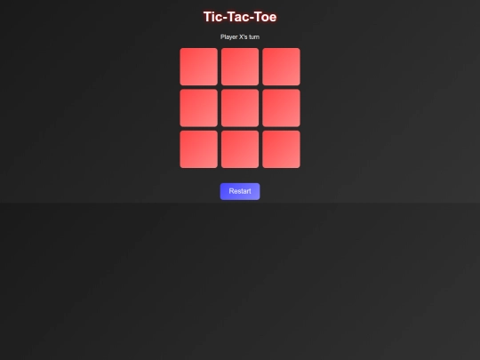 tick-tack-toe screenshot