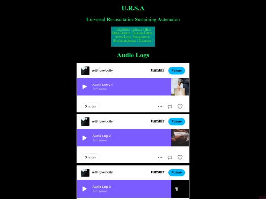audiologs screenshot