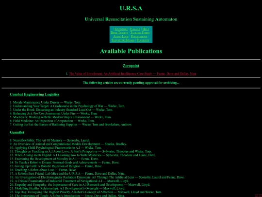 publications screenshot