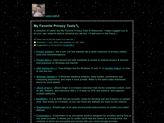 articles/my_favorite_privacy_tools screenshot