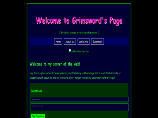 index screenshot