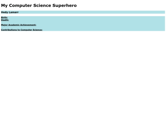 index screenshot
