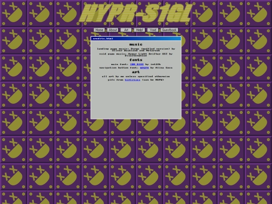 credits screenshot