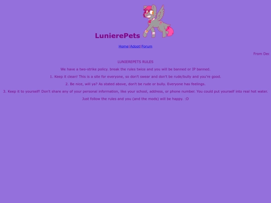 rules screenshot