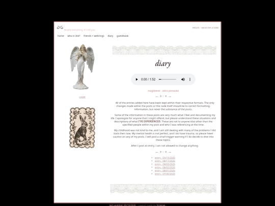 diary/main screenshot