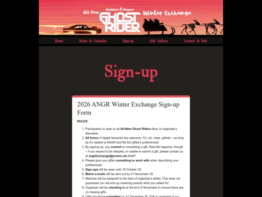 ANGR/signup screenshot