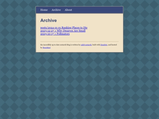 archive screenshot