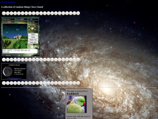 Random things screenshot