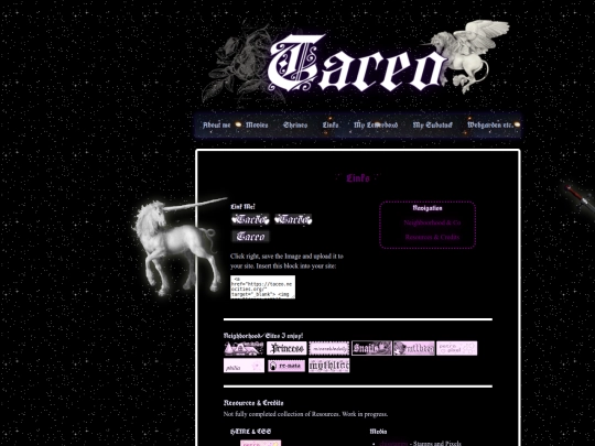 links screenshot
