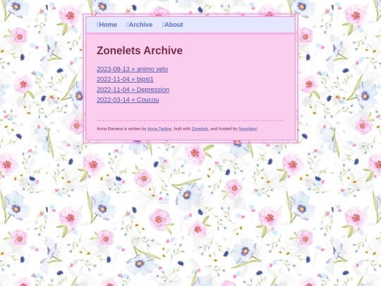 archive screenshot