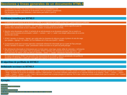 SECCIONES Y LINEAS screenshot