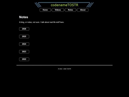 notes screenshot