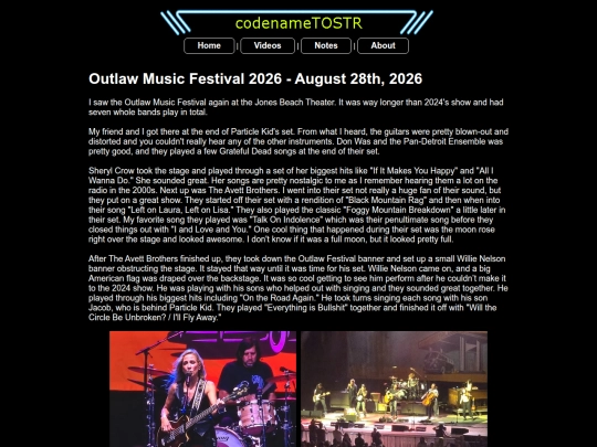 outlawmusicfestival2026 screenshot
