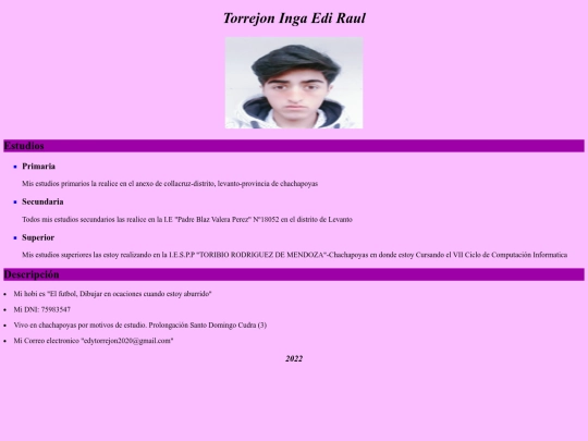 Hoja_vida/Index screenshot