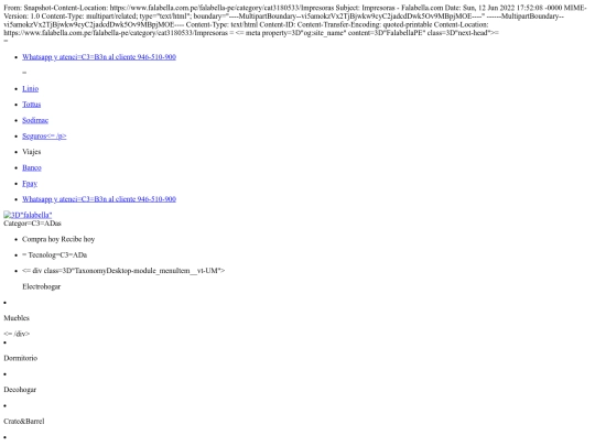 WEB_SITE_TORREJON INGA/Archivos/Impresoras - Falabella.com screenshot