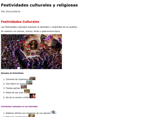 festividades screenshot