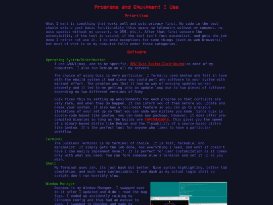 programs screenshot