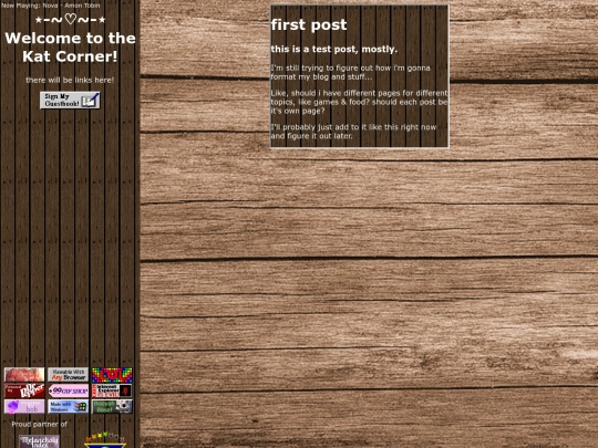 blogtest screenshot