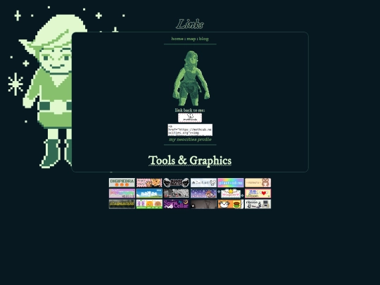 links screenshot