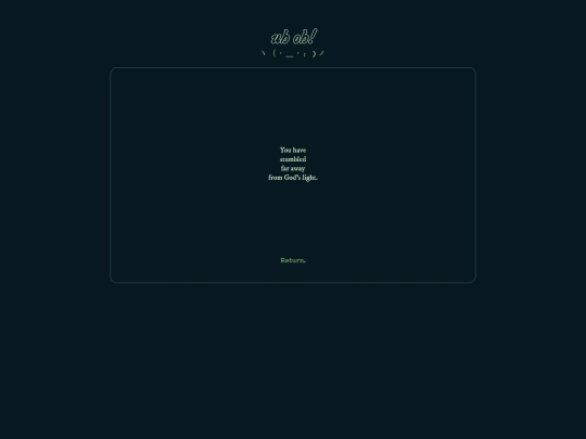 not_found screenshot