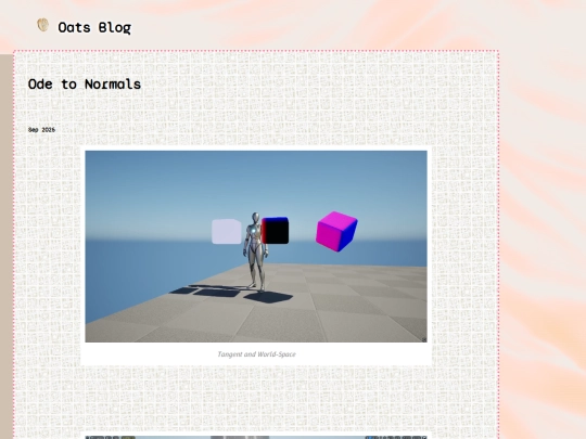 Post_OdeToNormals screenshot