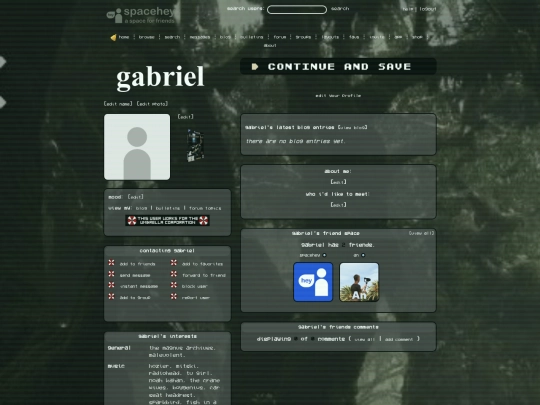 spacehey screenshot