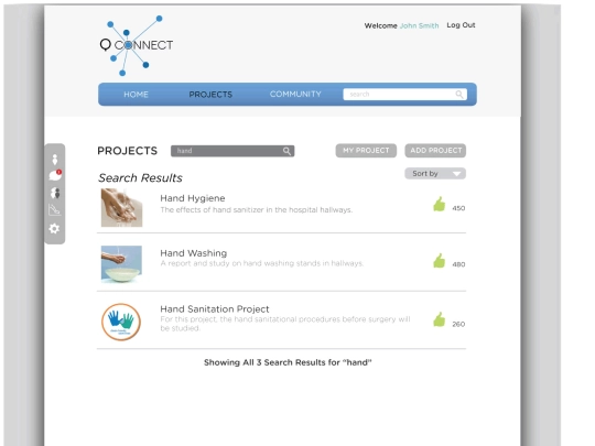 project_searchresults screenshot