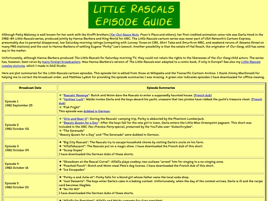 PattyMaloney/LR-episodes screenshot