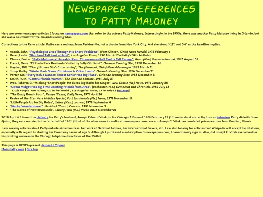 PattyMaloney/NewspaperRefs screenshot