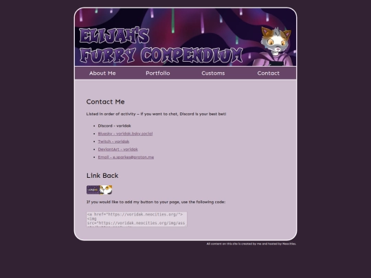contact screenshot